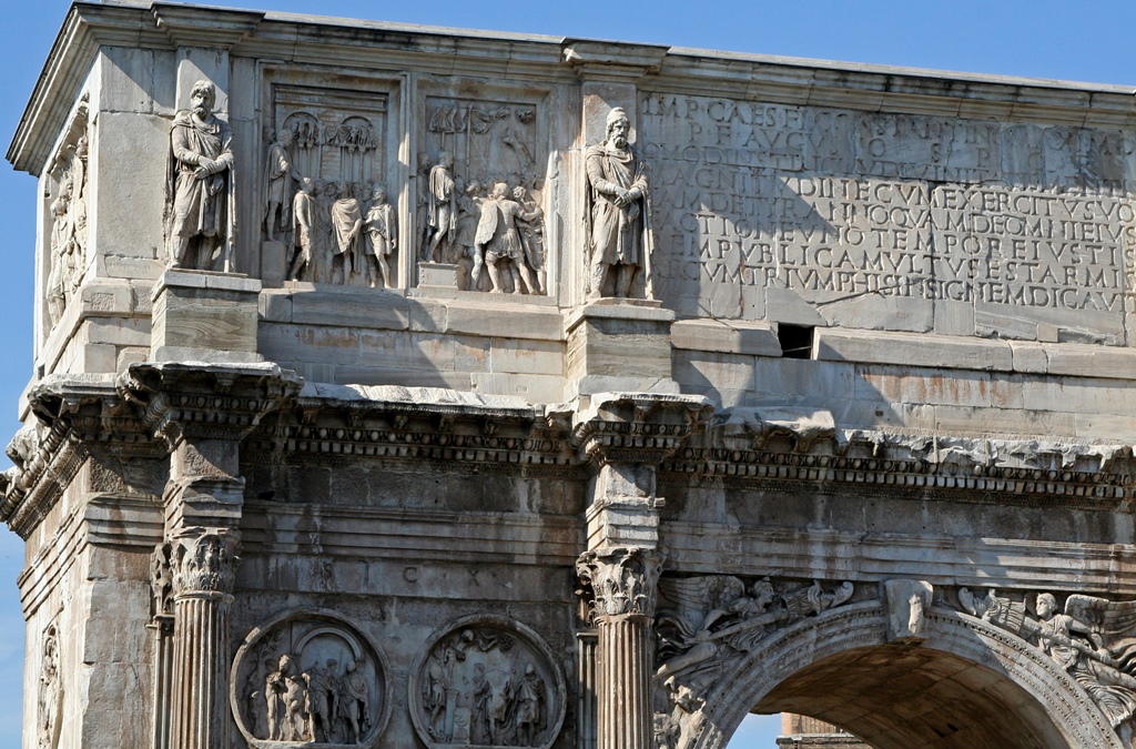 Arch of Constantine - South Detail